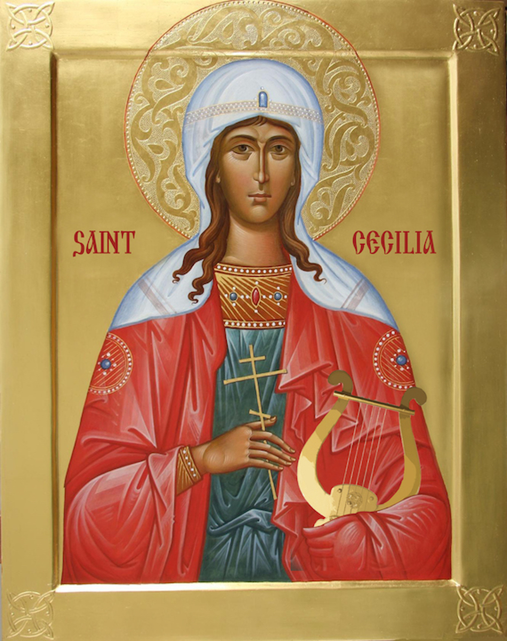 icon of saint cecilia